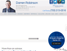 Tablet Screenshot of darrenrobinson.ca